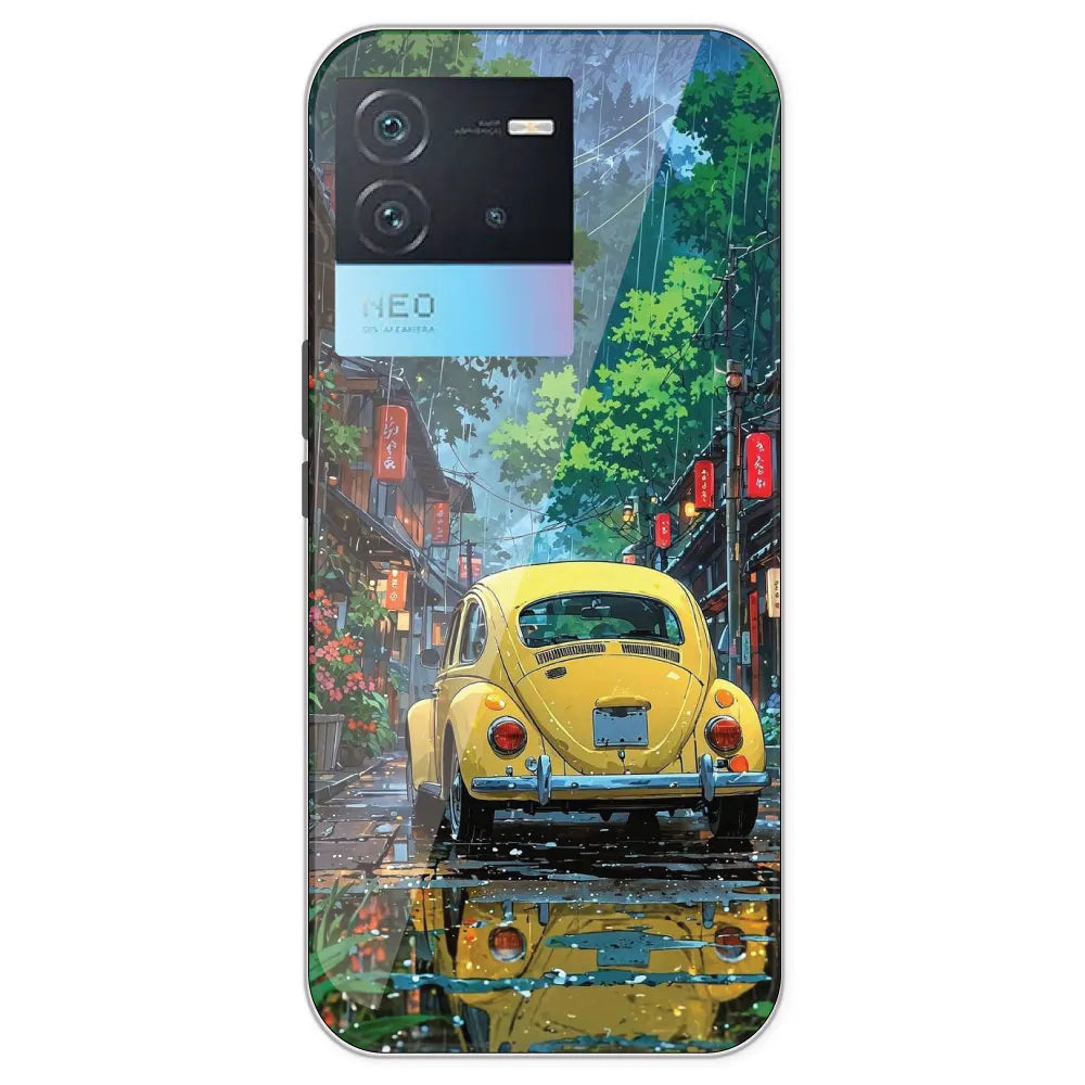Yellow Bettle  - Printed Silicone Case For IQOO Neo 6