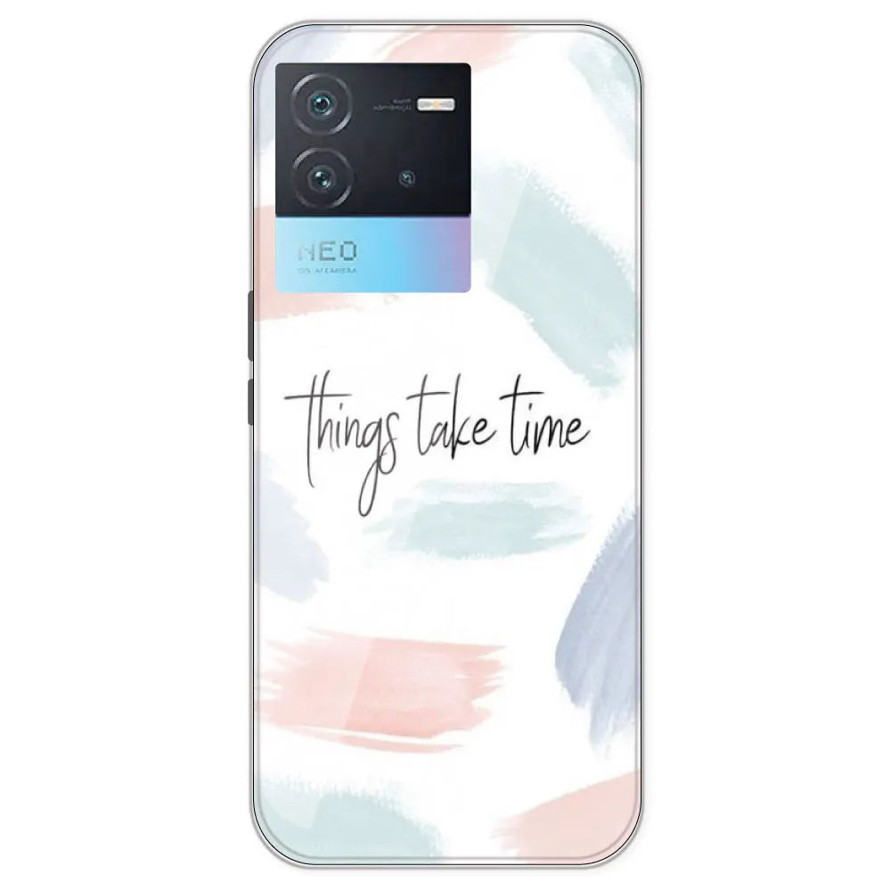 Things Take Time - Printed Silicone Case For IQOO Neo 6