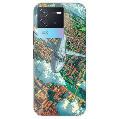 Flying Over City - Printed Silicone Case For IQOO Neo 6