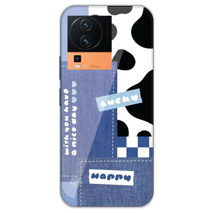Cow Print Collage - Printed Silicone Case For IQOO Neo 7 Pro