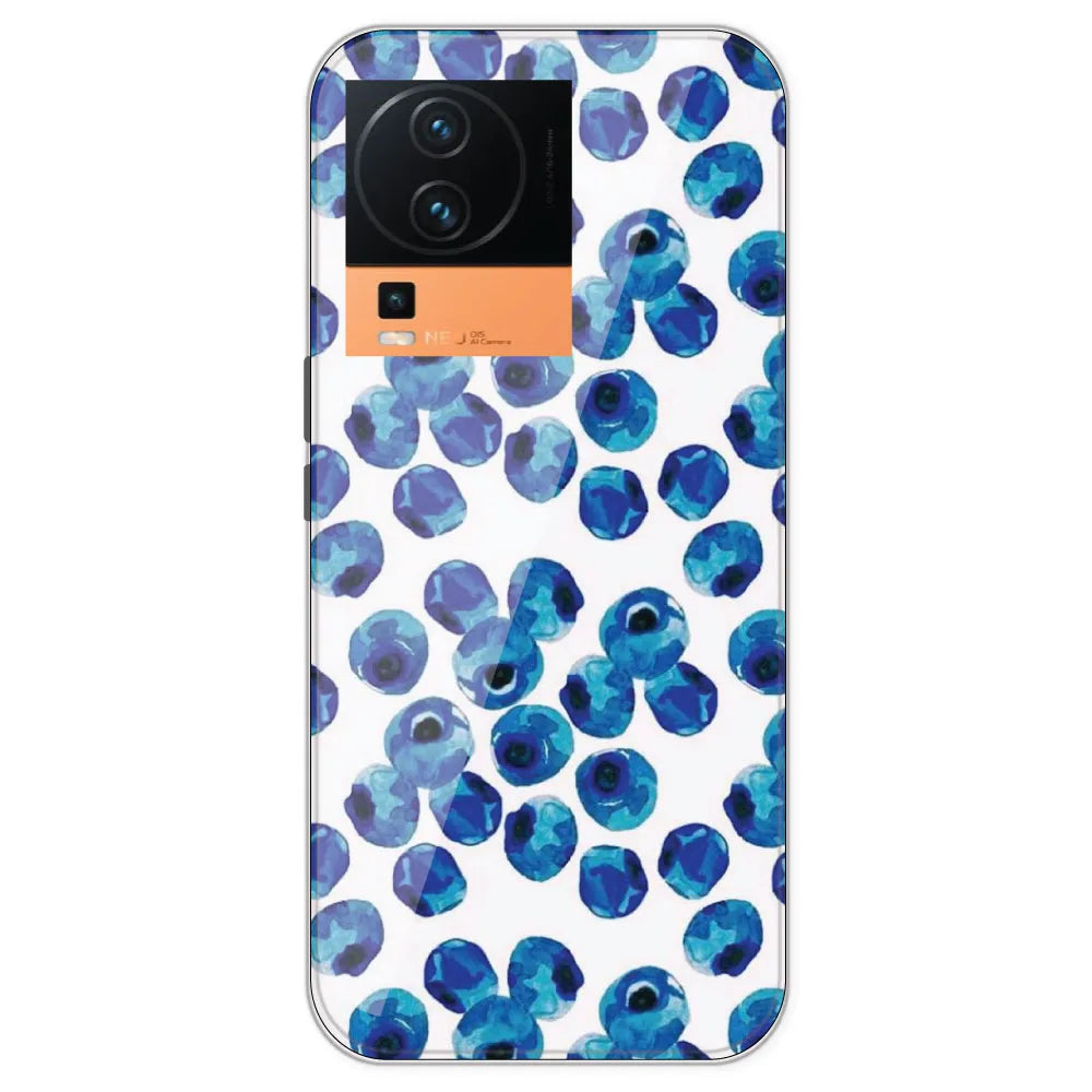 Blueberries - Printed Silicone Case For IQOO Neo 7 Pro