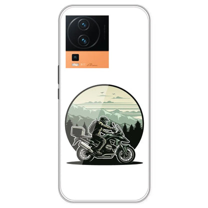 Biker - Printed Silicone Case For IQOO Neo 7 Pro