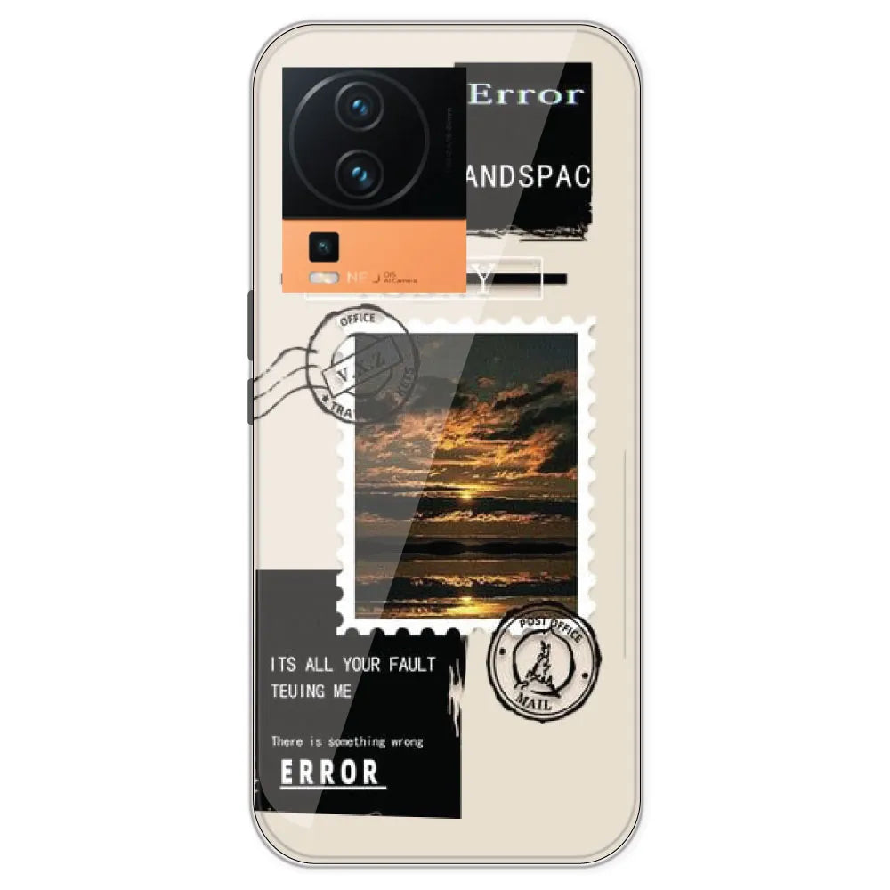 Post Card - Printed Silicone Case For IQOO Neo 7 Pro