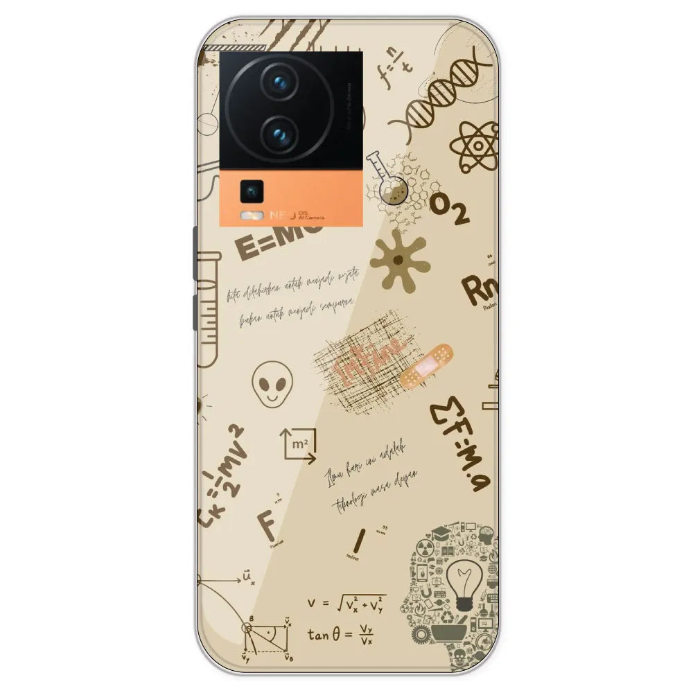 Physics Collage - Printed Silicone Case For IQOO Neo 7 Pro