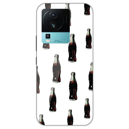 Soft Drinks - Clear Printed Silicone Case For IQOO Neo 7