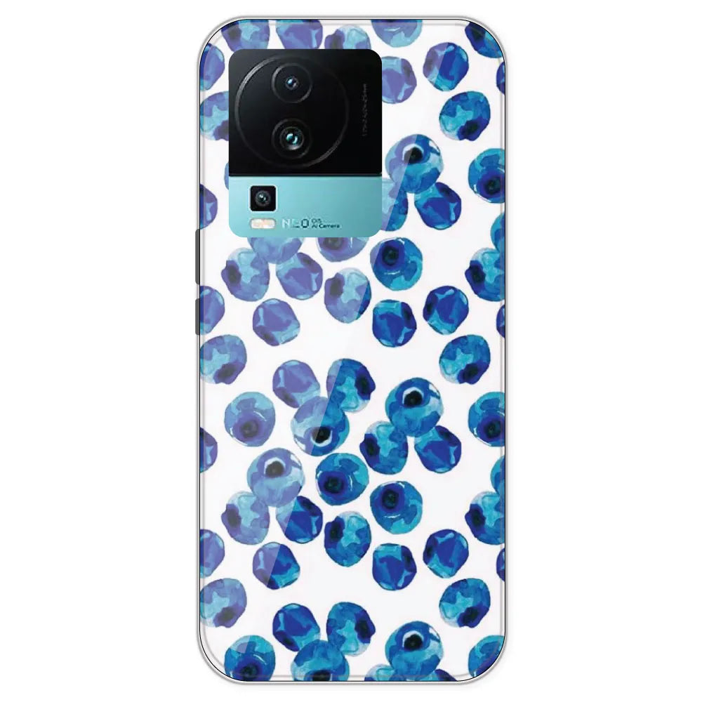 Blueberries - Printed Silicone Case For IQOO Neo 7