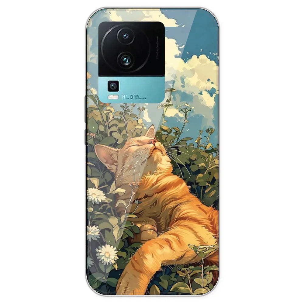 Garfield Sleeping - Printed Silicone Case For IQOO Neo 7