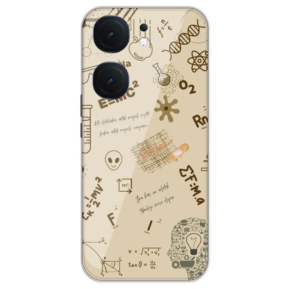 Physics Collage - Printed Silicone Case For IQOO Neo 9 Pro