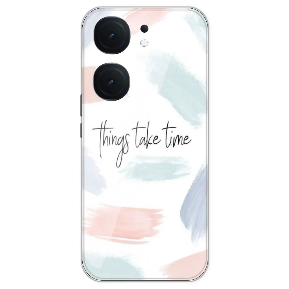 Things Take Time - Printed Silicone Case For IQOO Neo 9 Pro