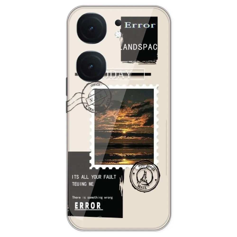 Post Card - Printed Silicone Case For IQOO Neo 9 Pro
