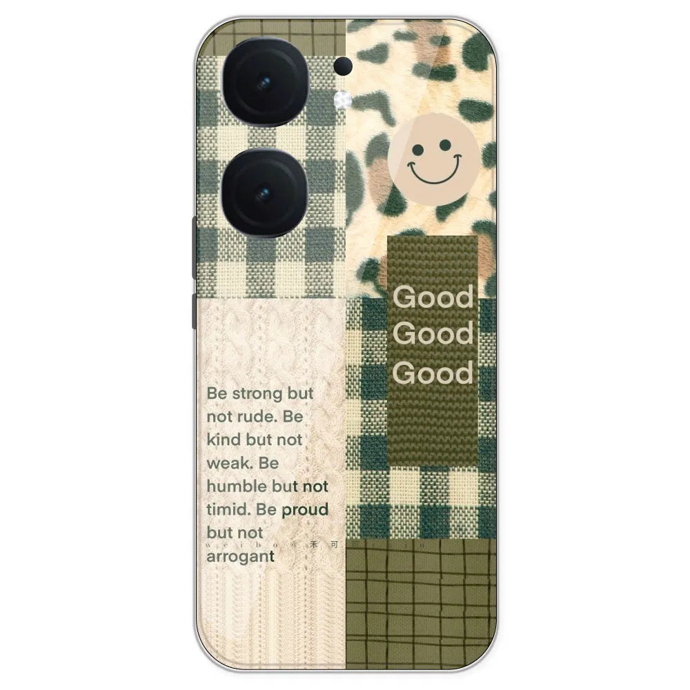 Patchwork Positivity - Printed Silicone Case For IQOO Neo 9 Pro
