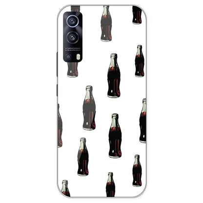 Soft Drinks - Clear Printed Silicone Case For IQOO Z3