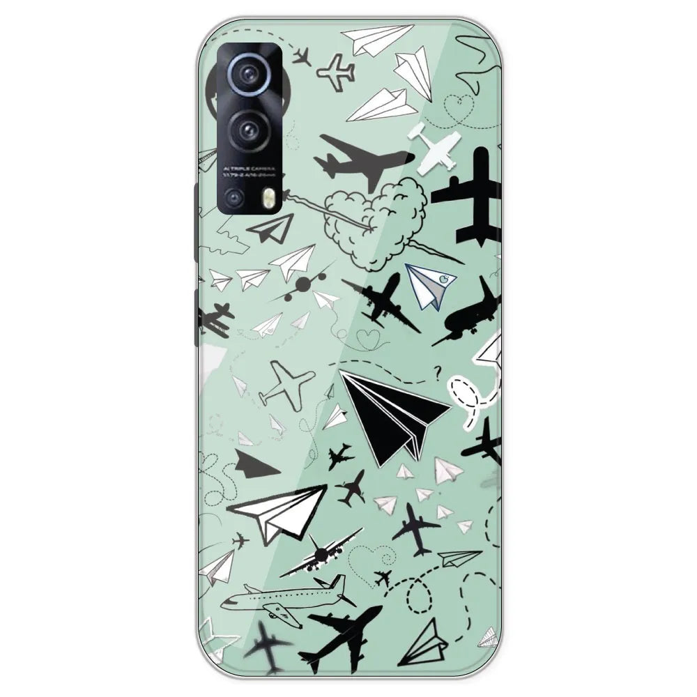 Planes - Printed Silicone Case For IQOO Neo Z3