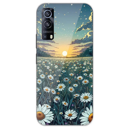 Daisy Sunset - Printed Silicone Case For IQOO Z3