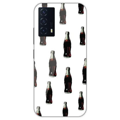 Soft Drinks - Clear Printed Silicone Case For IQOO Z5