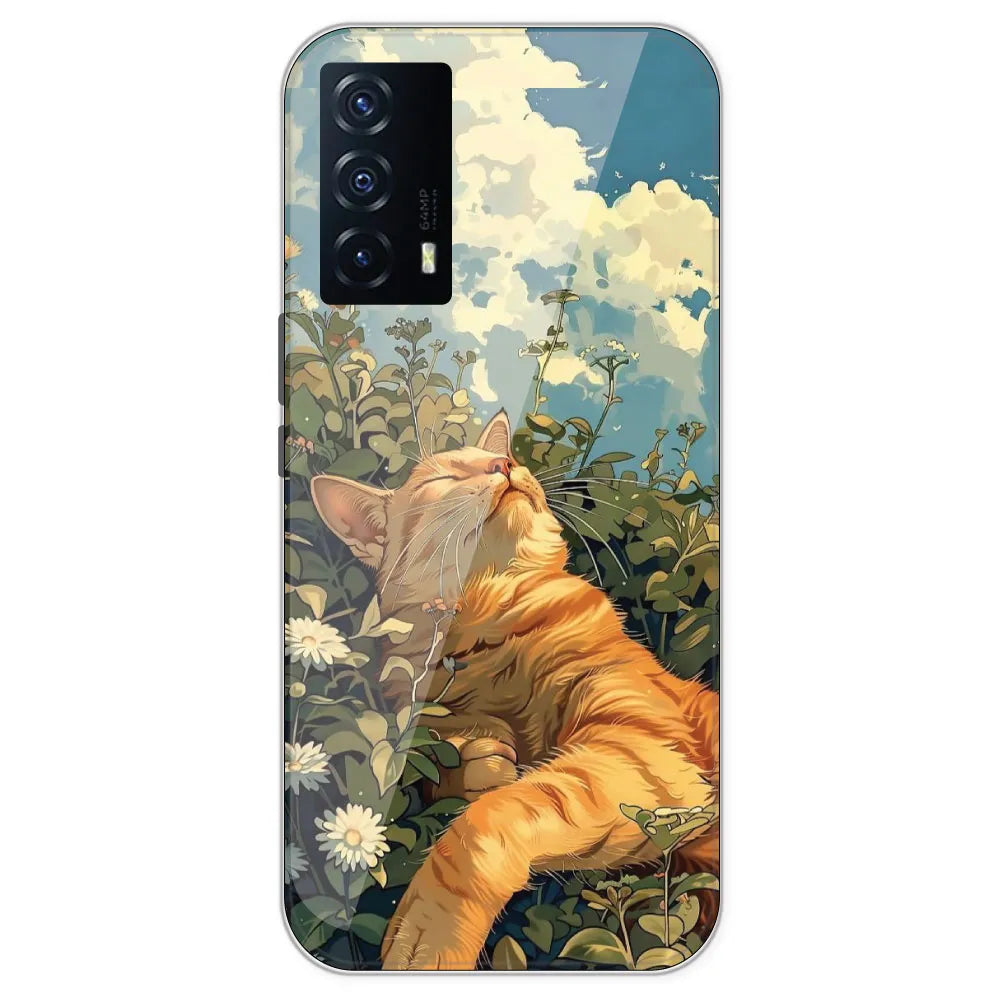 Garfield Sleeping - Printed Silicone Case For IQOO Z5
