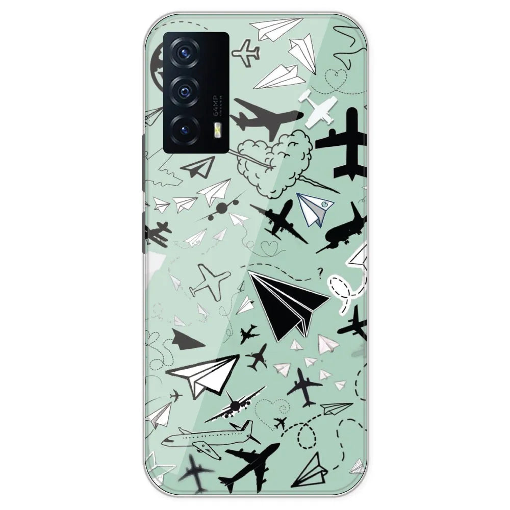 Planes - Printed Silicone Case For IQOO Neo Z5