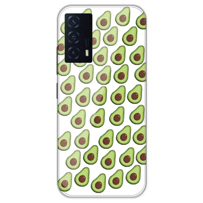 Avocado - Clear Printed Silicone Case For IQOO Z5