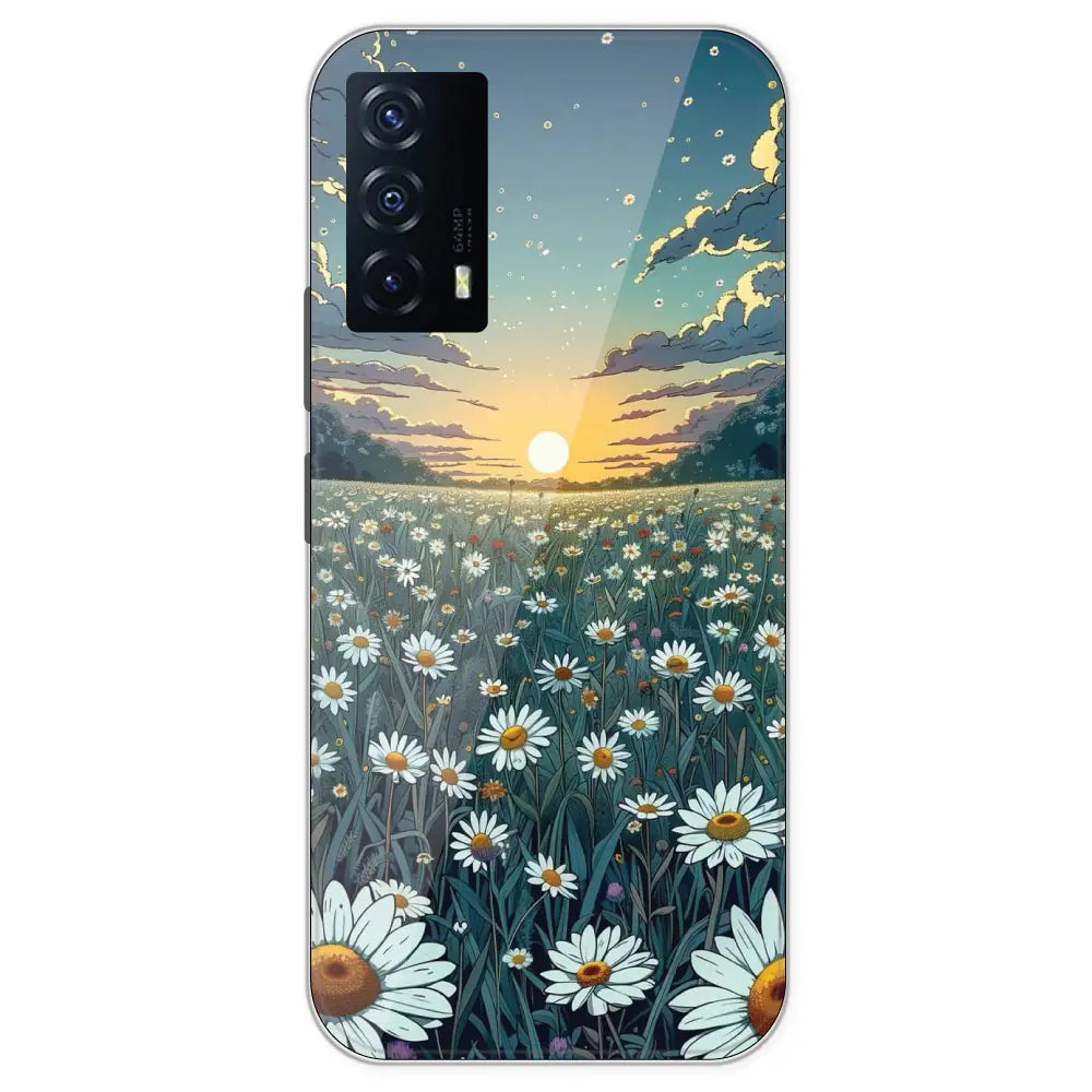 Daisy Sunset - Printed Silicone Case For IQOO Z5