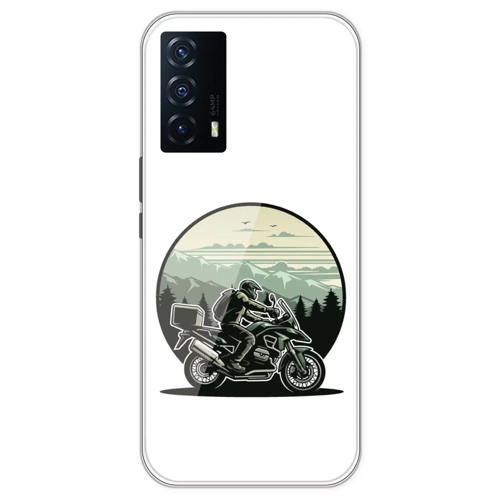 Biker - Printed Silicone Case For IQOO Z5