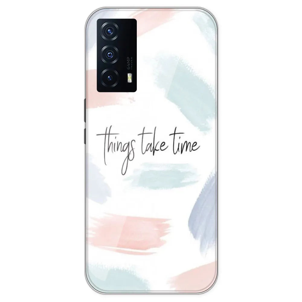 Things Take Time - Printed Silicone Case For IQOO Z5