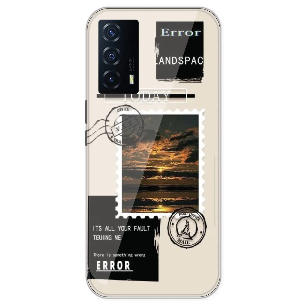 Post Card - Printed Silicone Case For IQOO Z5