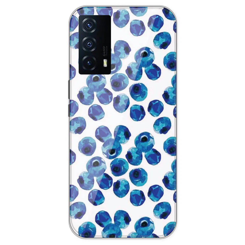 Blueberries - Printed Silicone Case For IQOO Z5