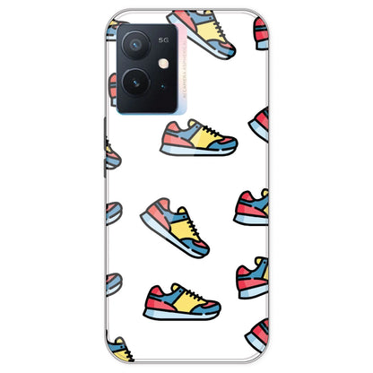 Sneakers - Clear Printed Silicone Case For IQOO Z6
