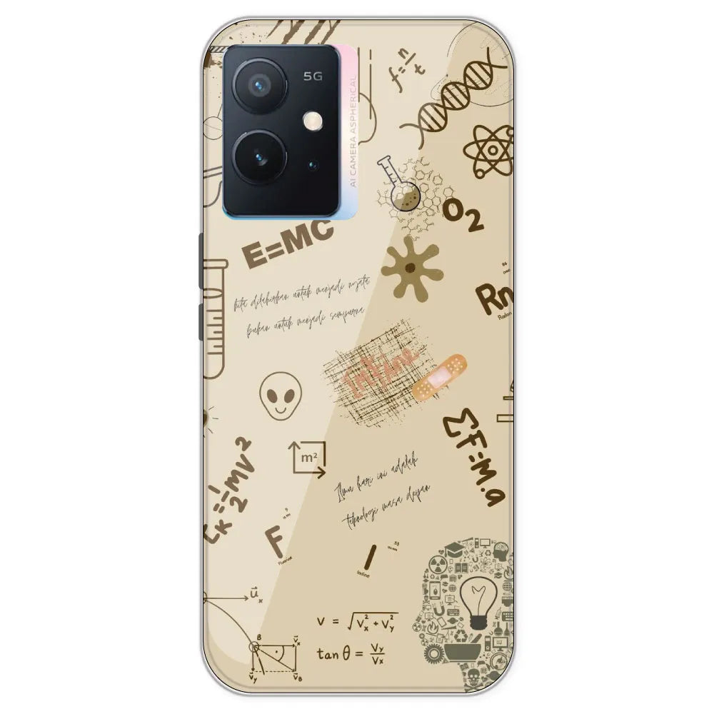Physics Collage - Printed Silicone Case For IQOO Z6