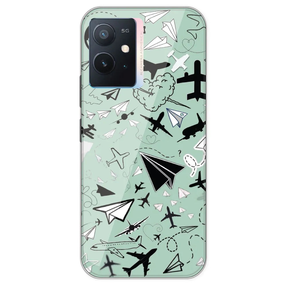 Planes - Printed Silicone Case For IQOO Neo Z6