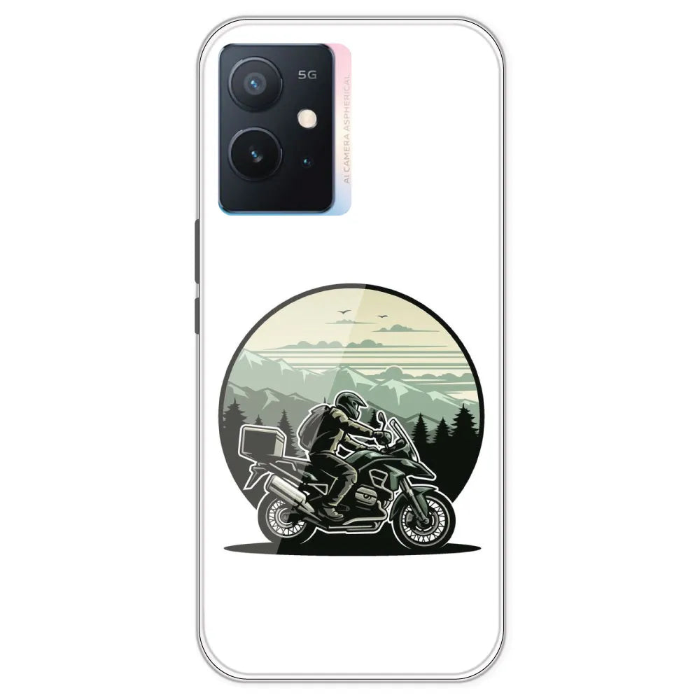 Biker - Printed Silicone Case For IQOO Z6