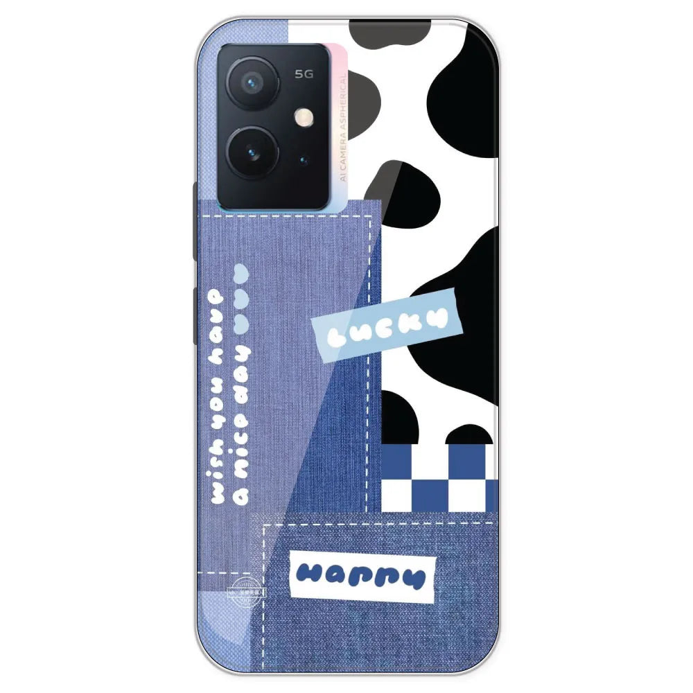 Cow Print Collage - Printed Silicone Case For IQOO Z6
