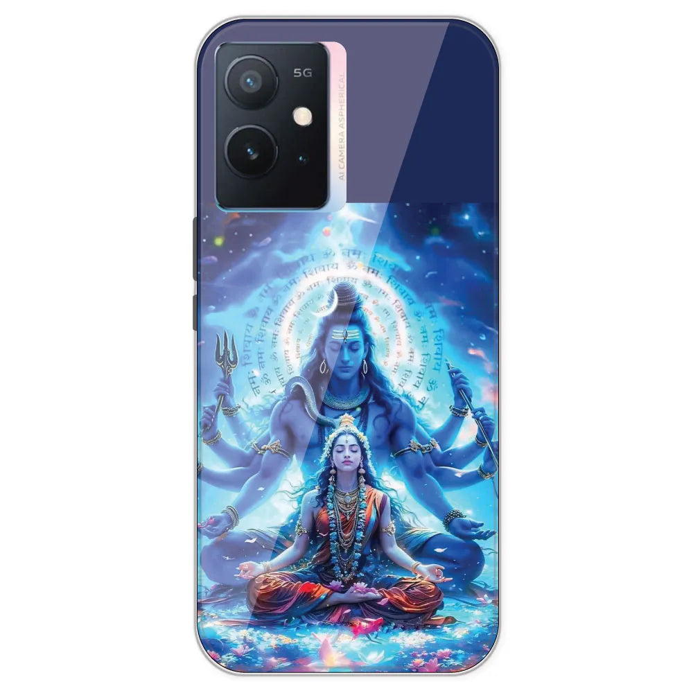 Shiv Parvati - Printed Silicone Case For IQOO Z6