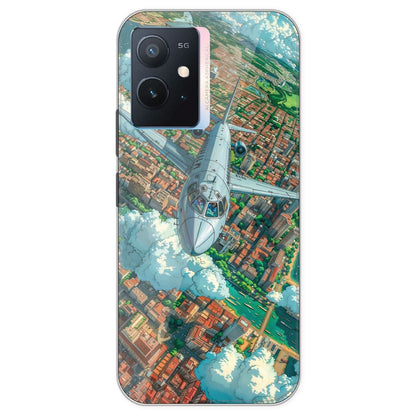 Flying Over City - Printed Silicone Case For IQOO Z6