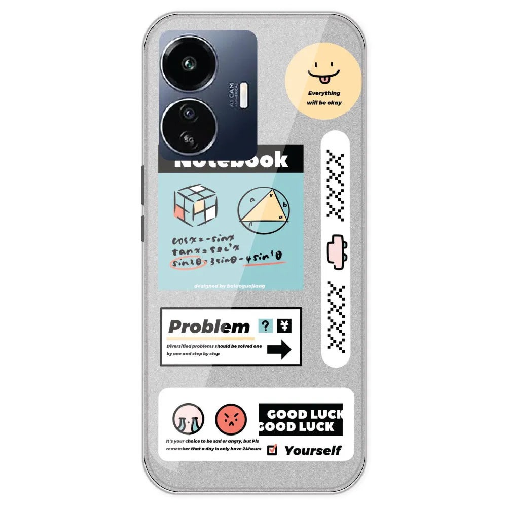 Exam Collage - Printed Silicone Case For IQOO Z6 Lite