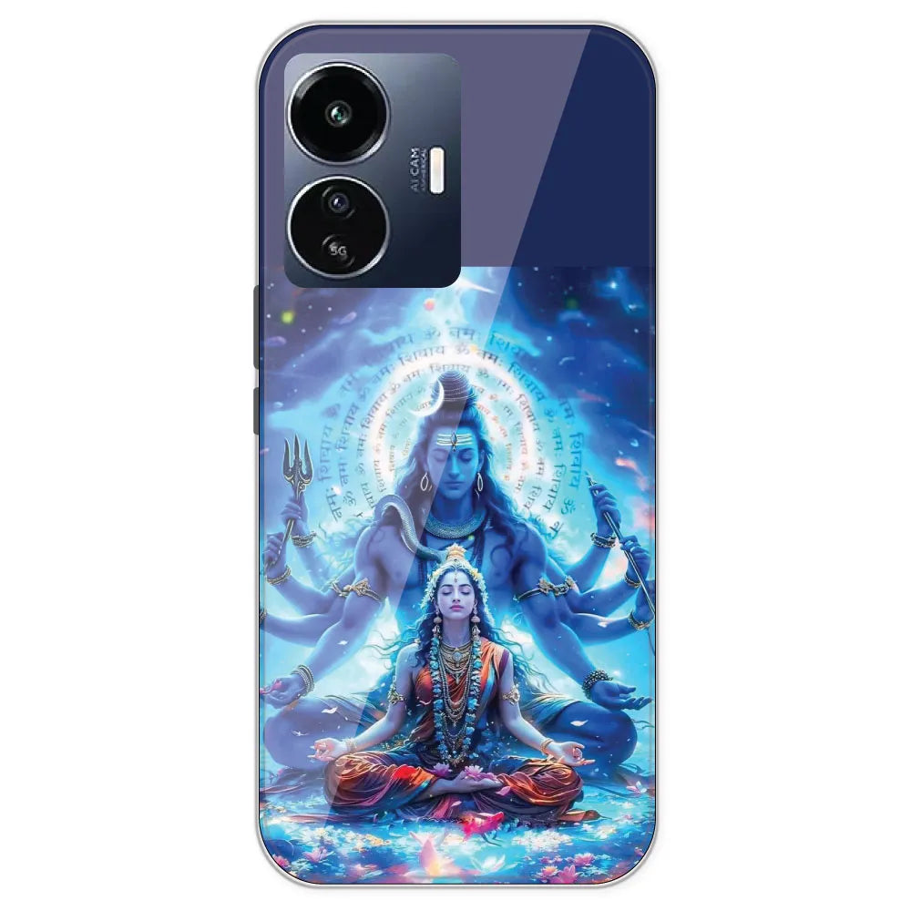 Shiv Parvati - Printed Silicone Case For IQOO Z6 Lite