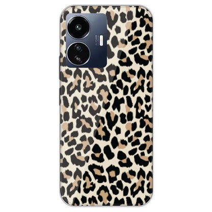 Leopard Print - Printed Silicone Case For IQOO Z6 Lite