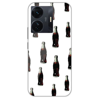 Soft Drinks - Clear Printed Silicone Case For IQOO Z6 Pro
