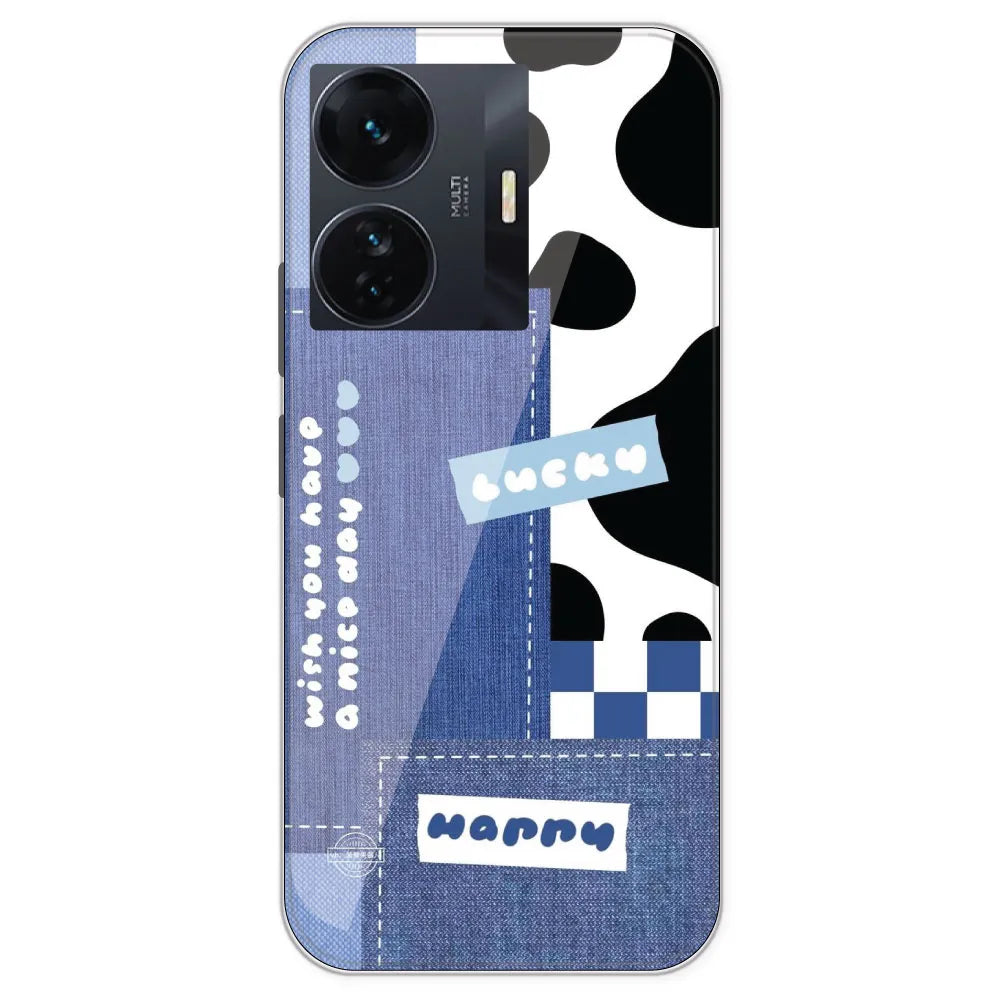 Cow Print Collage - Printed Silicone Case For IQOO Z6 Pro