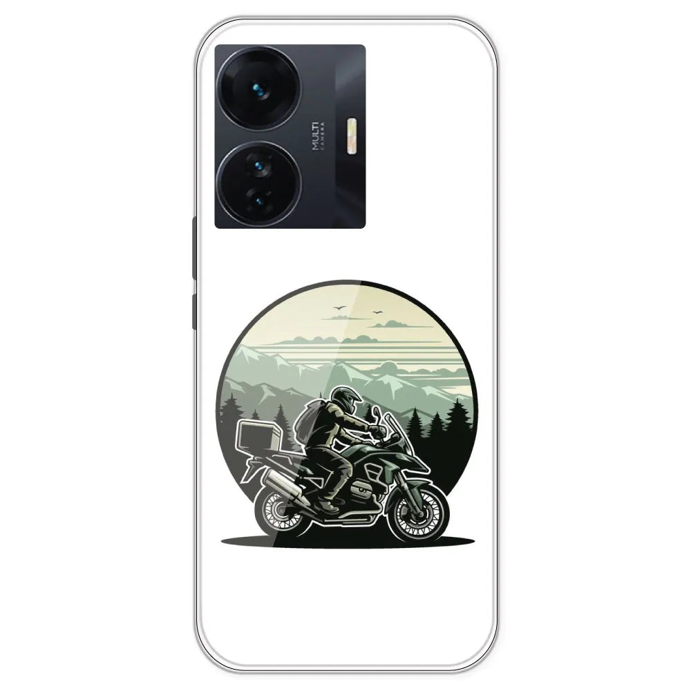 Biker - Printed Silicone Case For IQOO Z6 Pro