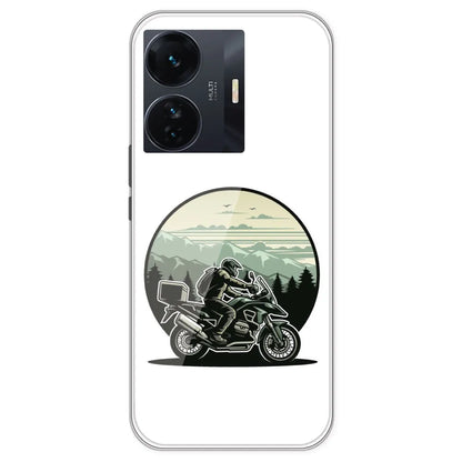 Biker - Printed Silicone Case For IQOO Z6 Pro