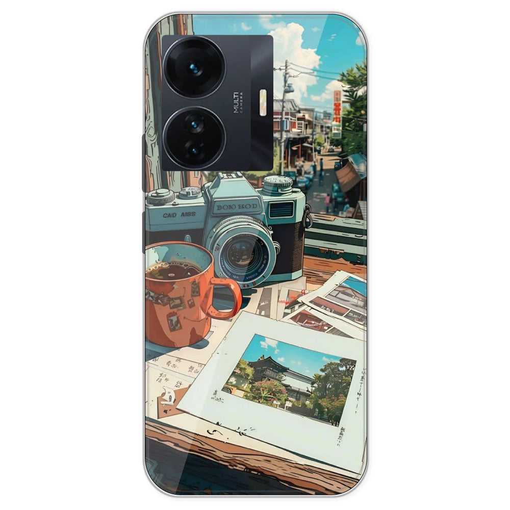 Vintage Camera - Printed Silicone Case For IQOO Z6 Pro