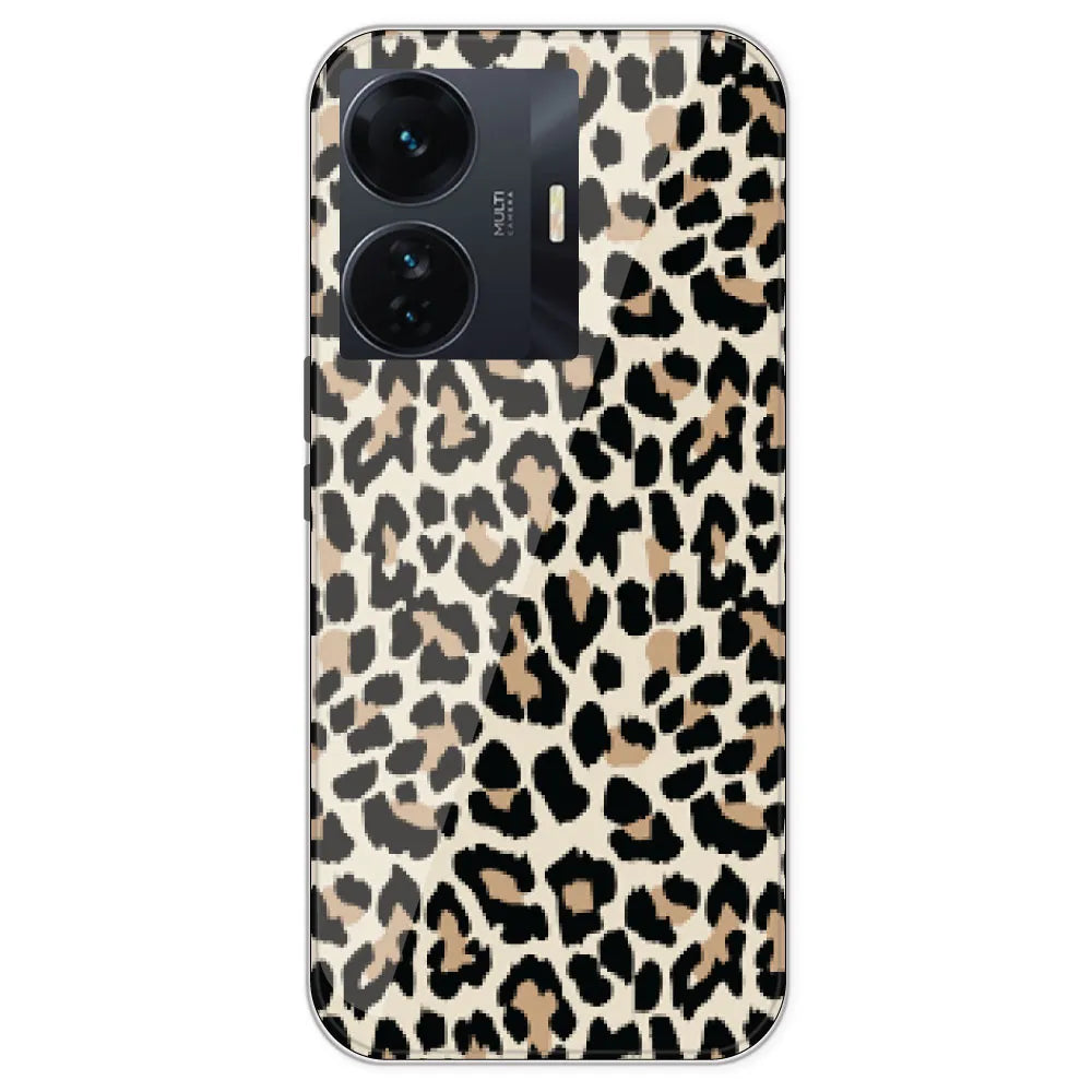 Leopard Print - Printed Silicone Case For IQOO Z6 Pro