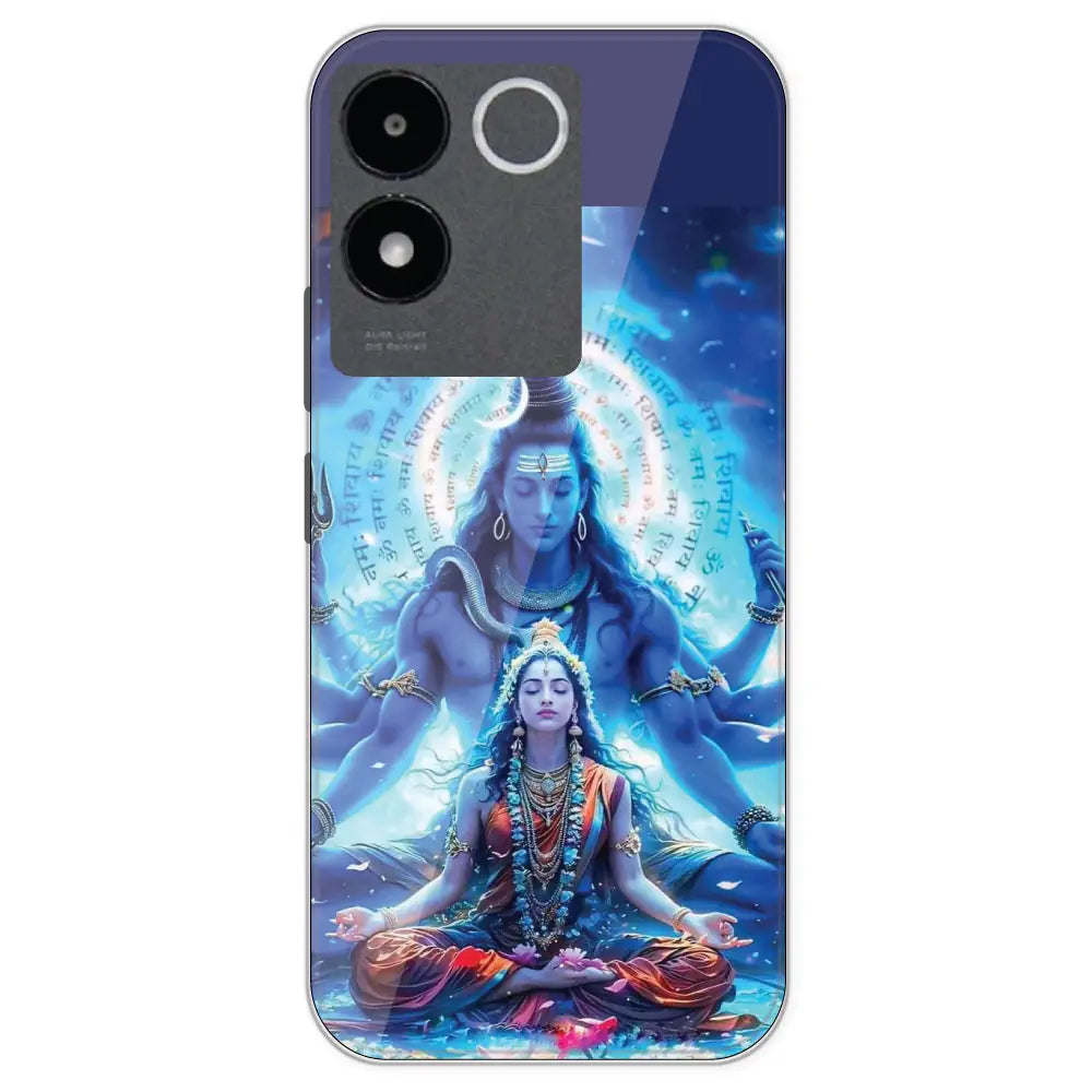 Shiv Parvati - Printed Silicone Case For IQOO Z7 Pro
