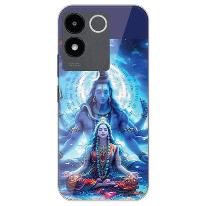 Shiv Parvati - Printed Silicone Case For IQOO Z7 Pro