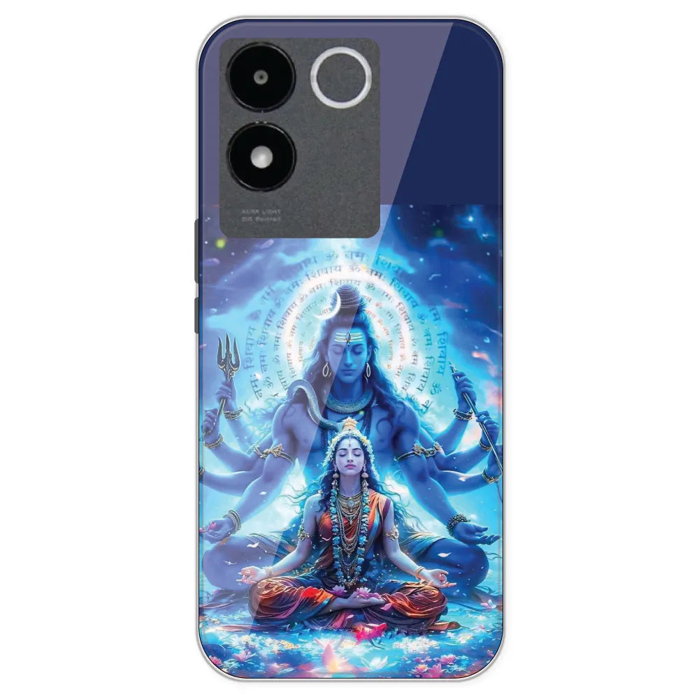 Shiv Parvati - Printed Silicone Case For IQOO Z7 Pro