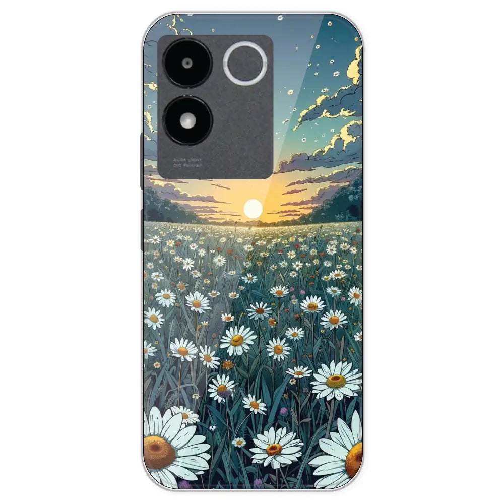Daisy Sunset - Printed Silicone Case For IQOO Z7 Pro