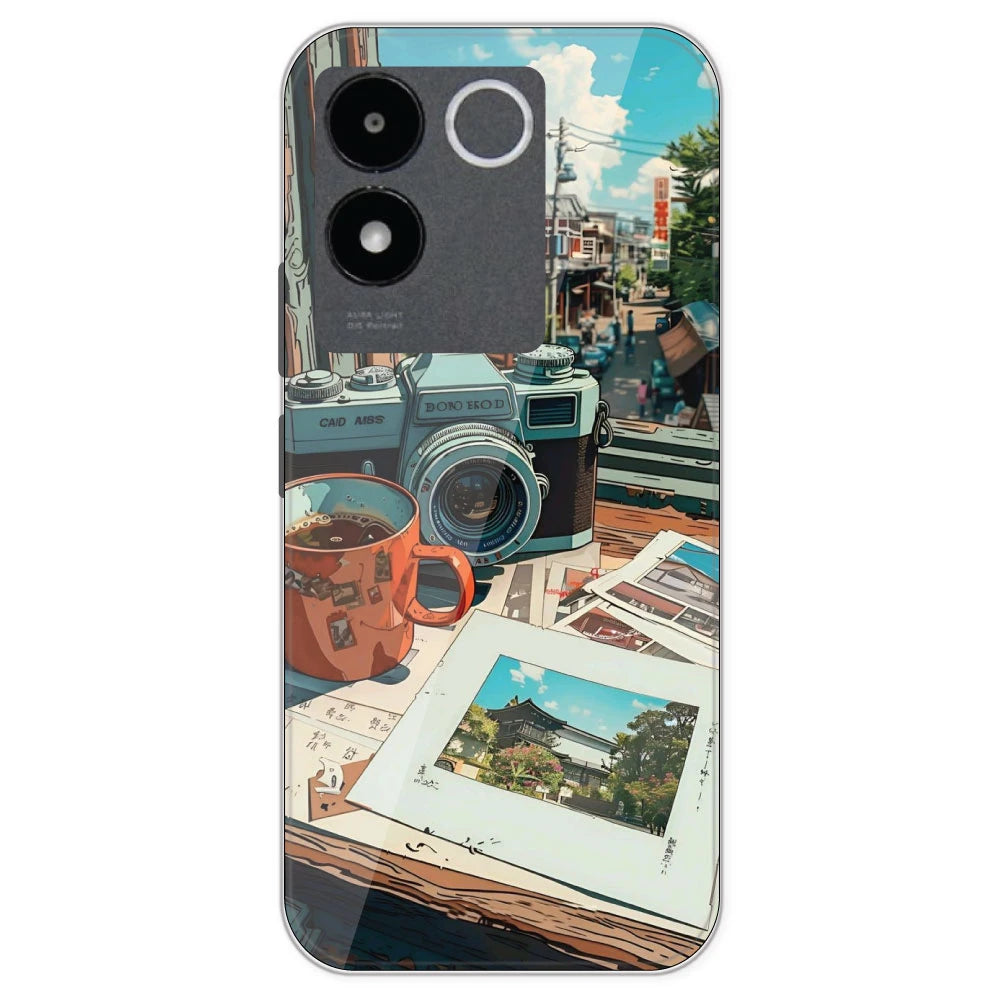 Vintage Camera - Printed Silicone Case For IQOO Z7 Pro