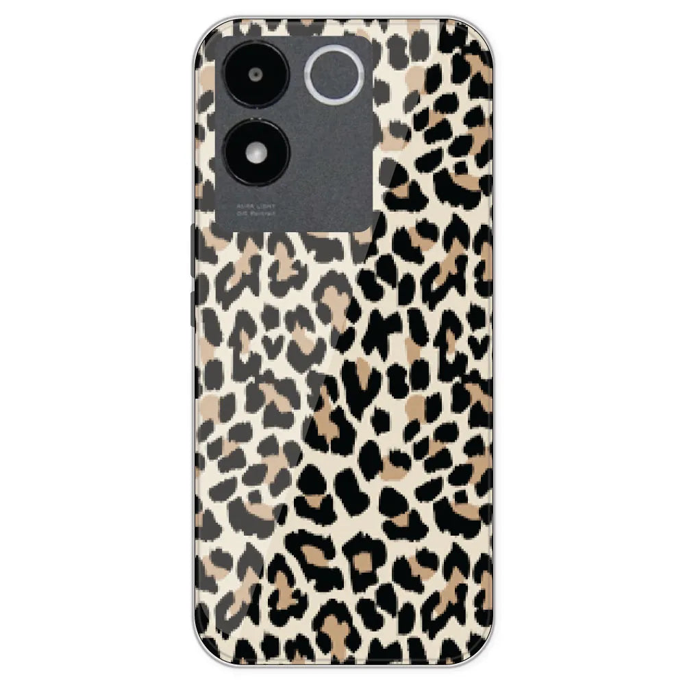 Leopard Print - Printed Silicone Case For IQOO Z7 Pro
