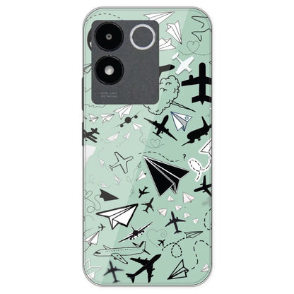 Planes - Printed Silicone Case For IQOO Z7 Pro